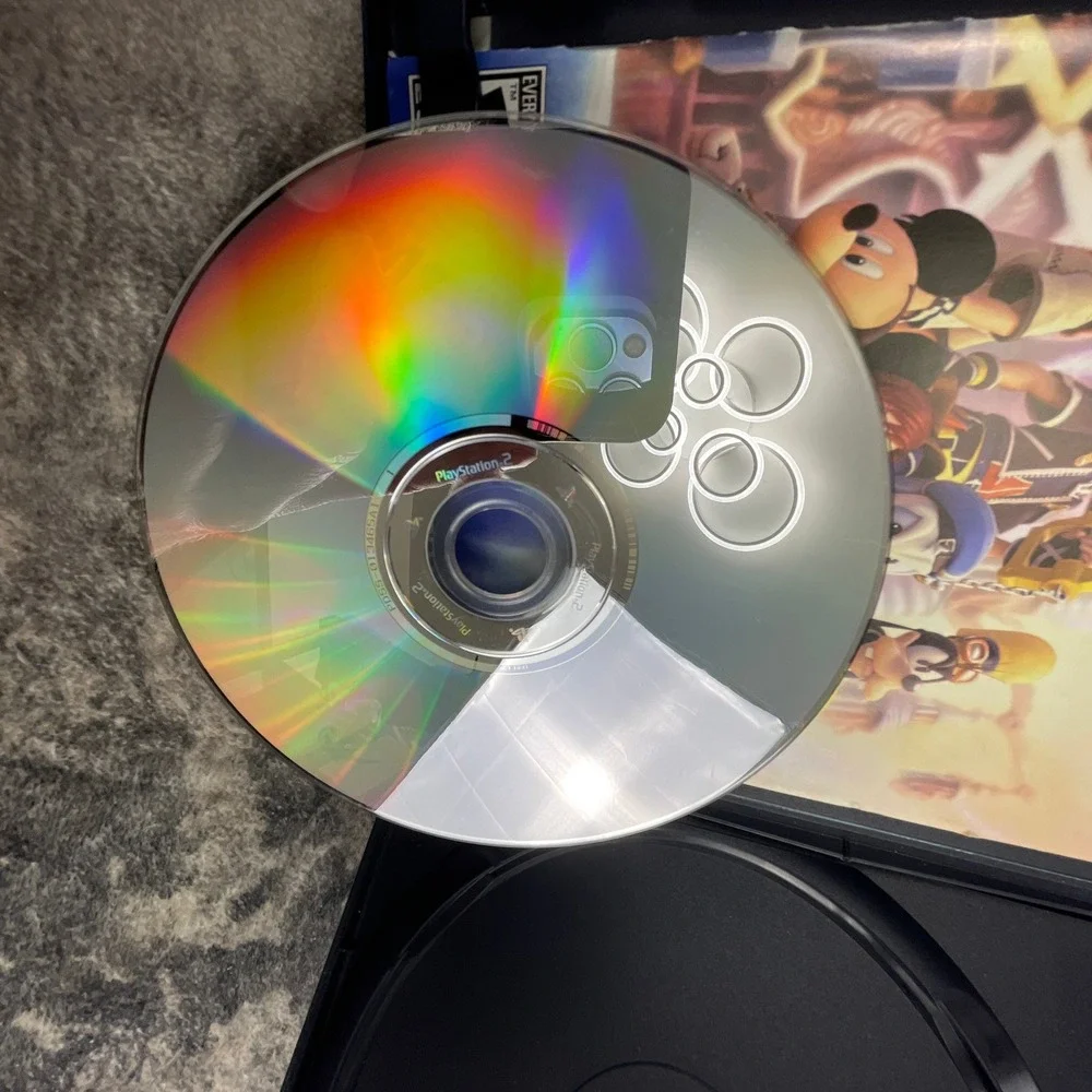 Vtg Kingdom Hearts II PS2 PlayStation 2 Disney Square Enix Retro Gaming‎ Y2K